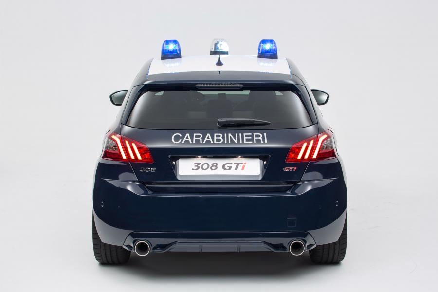  Peugeot 308 GTi Carabinieri 2017 года  (фото 4 из 10)